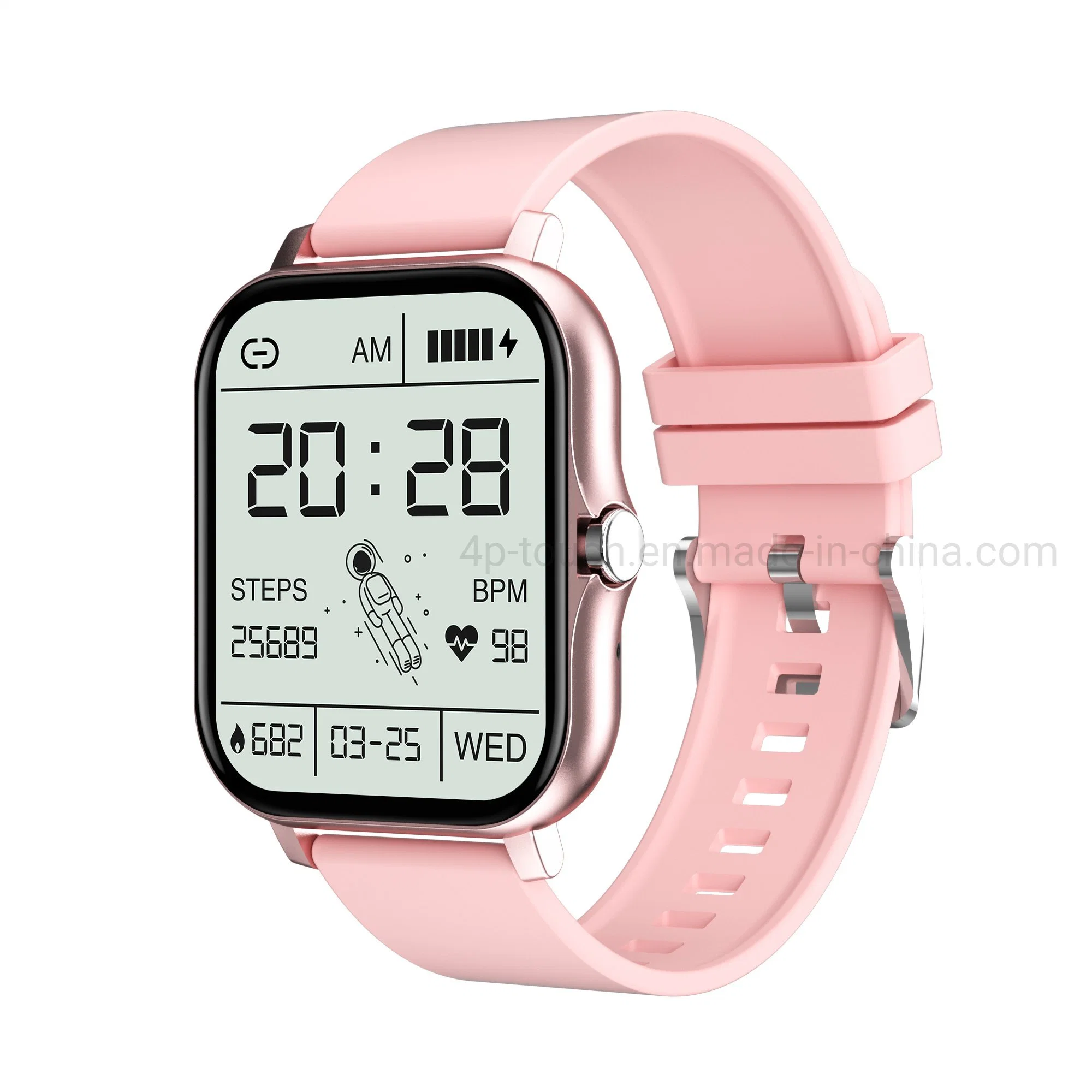 Fashion IP67 Waterproof Blood Pressure Monitoring Smart Sport Bracelet with Bluetooth Call GT20