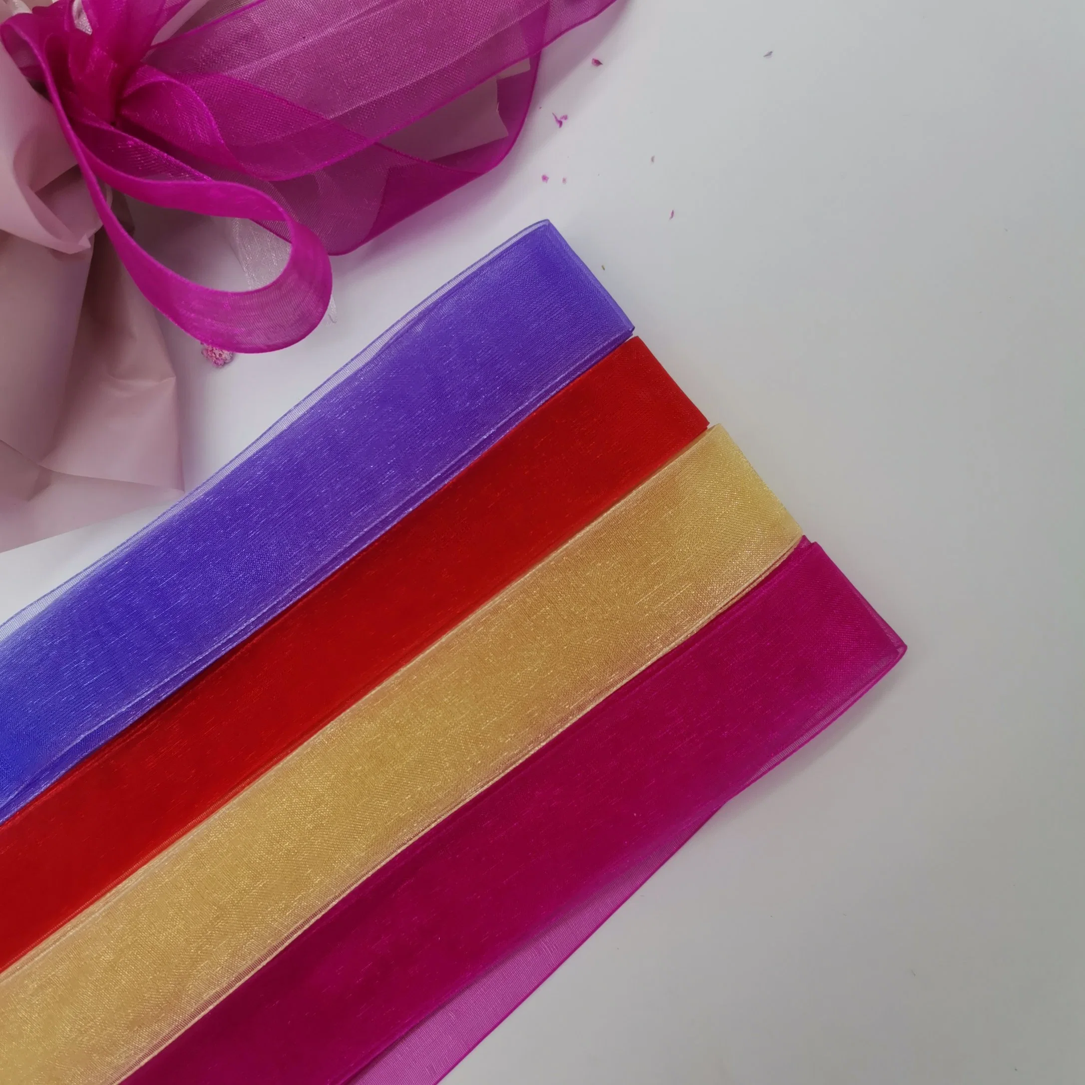 Sheer Ribbon 100% Nylon for Accessories/Bows/Decoration/Christmas