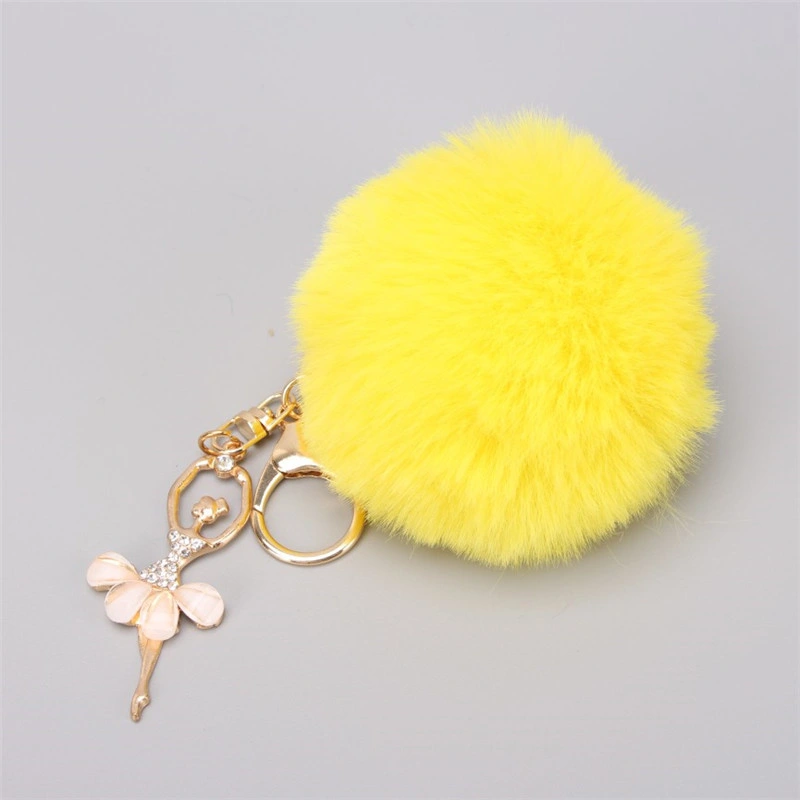 Pink Plush Fashion Gifts Dance Key Chains Dance Accessories