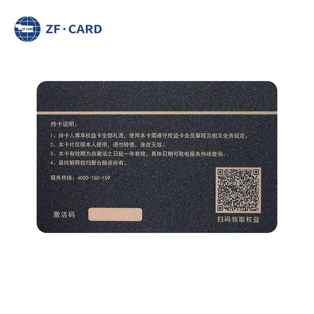 Inkjet Number Card 13.56MHz MIFARE Plus (R) Se 1K (4B) Hot-Stamping IC Card