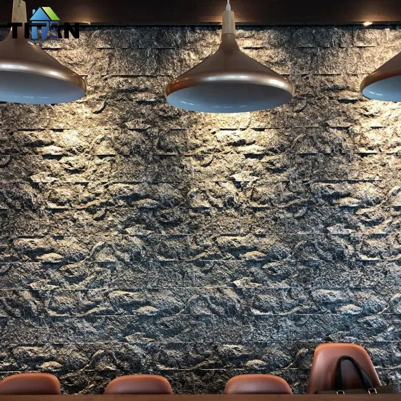 Decorative Stones Veneer Faux Sand Stone WPC Wall Panel Stone Foam