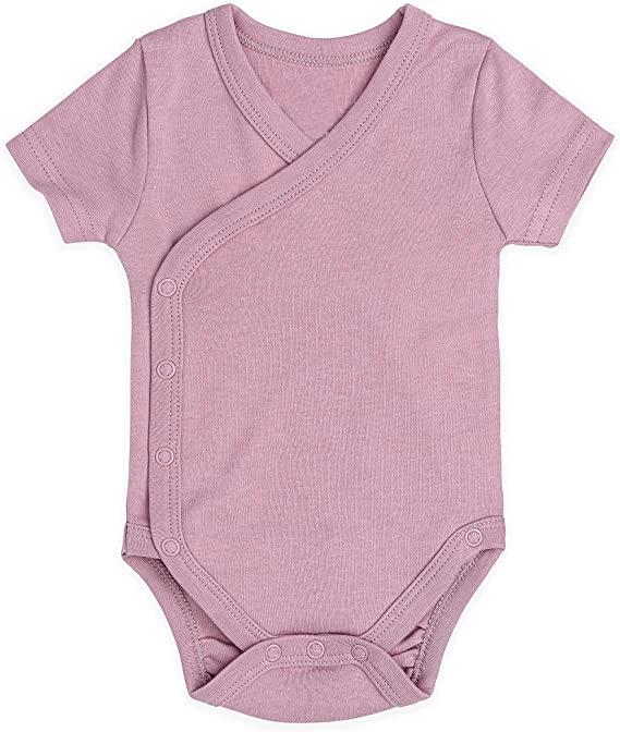 Einfacher Unisex-Body Mit Seitlichem Druckknopf Für Babys, Personalisiertes Logo Für Kleinkinder Kleidung für Baby