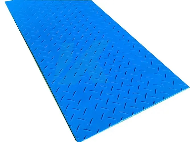 4X8 HDPE Track Road Floor Temporary Ground Mat Protection Road Mats