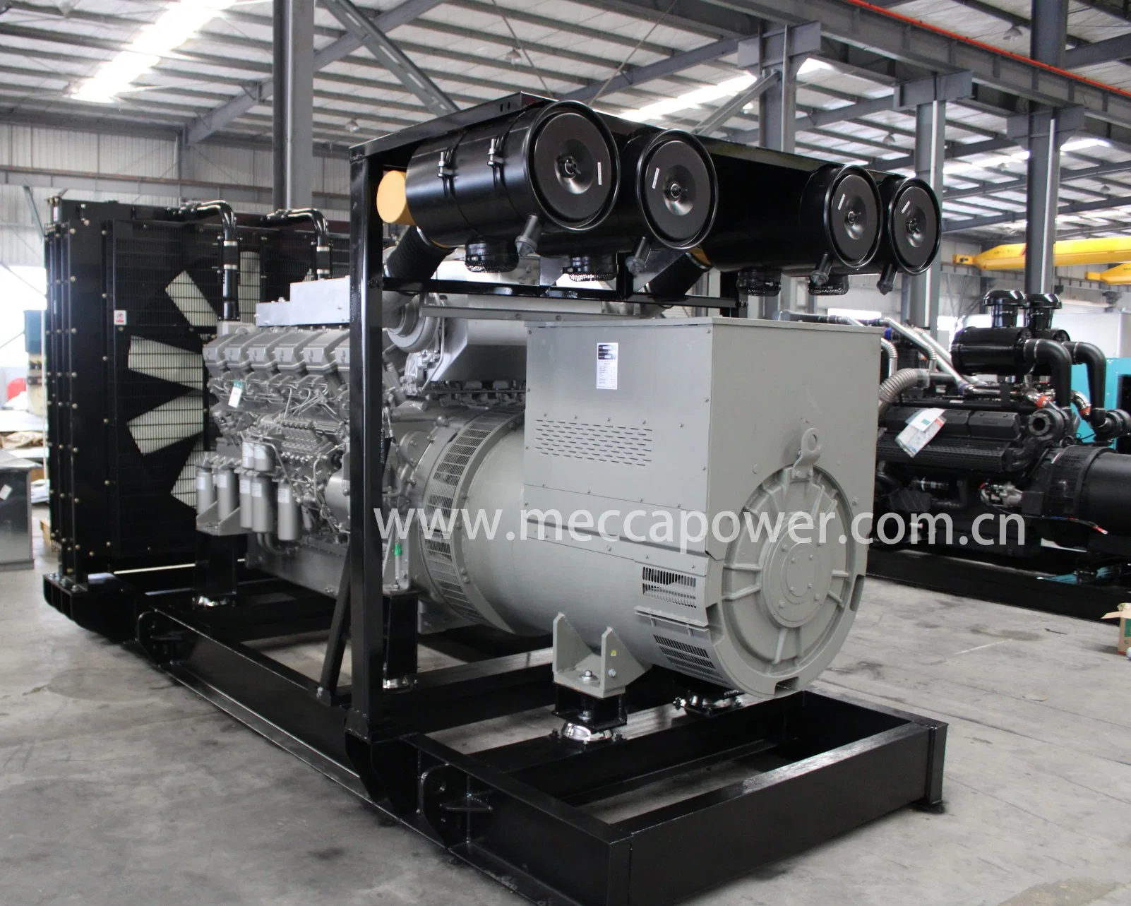 1000kVA Continuous Running Mitsubishi Engine Diesel Power Generator for Construction