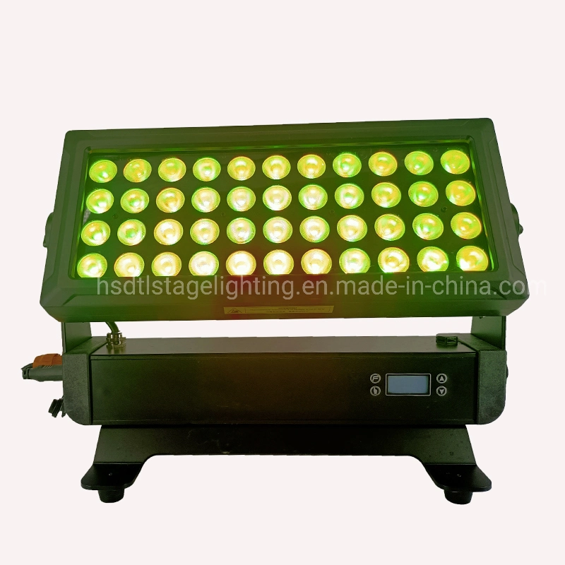 LED 44pcsx10W Waterproof IP65 Wall Wash Flood Light City Color Light Event DJ Disco Night Club Stage Lighting