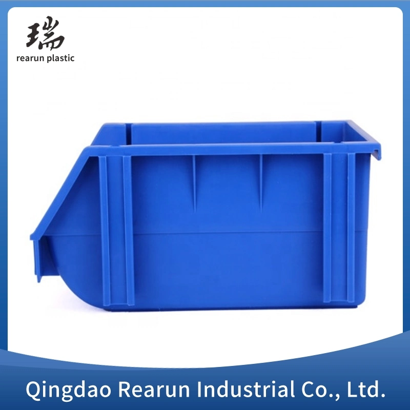 Storage Boxes Bins Plastic with Steel Shelf Rack Warehouse Industrial Parts Storage Bins in Toolbox