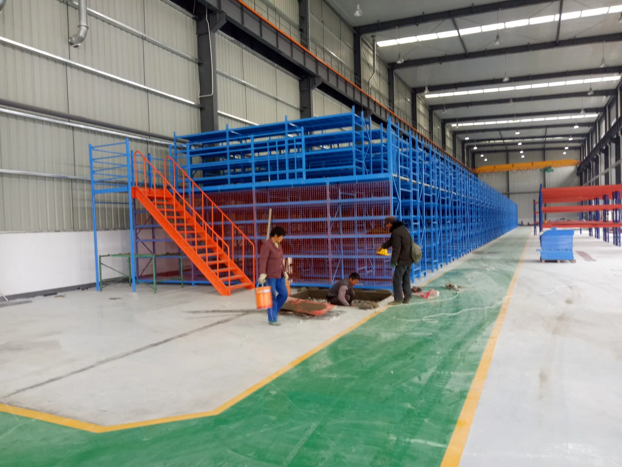 Industrial Customized Heavy Duty Warehouse Mezzanine Storage Floor Racks Steel Platform