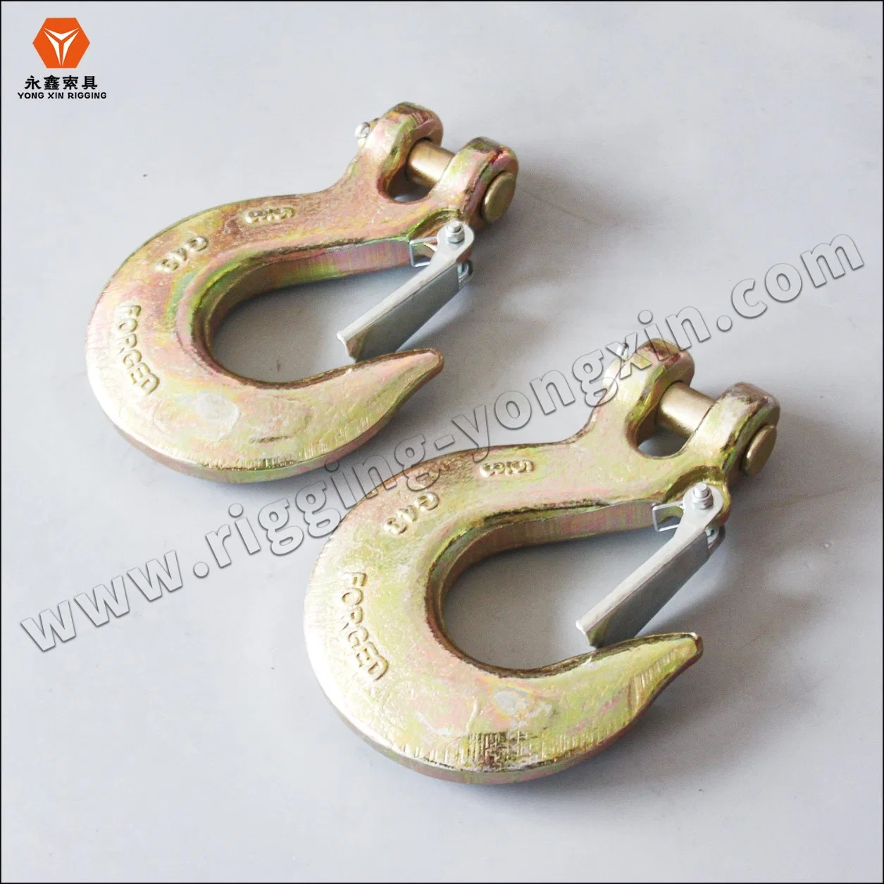 Heavy Duty Alloy Steel Clevis Slip Hook with Safety Latch