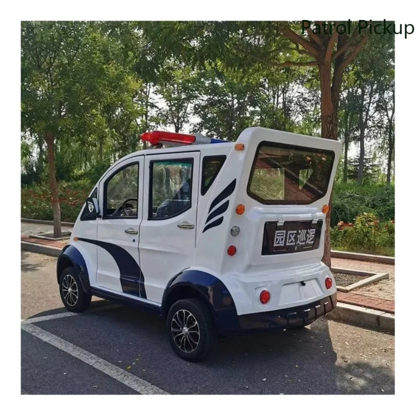 4 Seats Patrol Car Electric Van Security Car for Sale