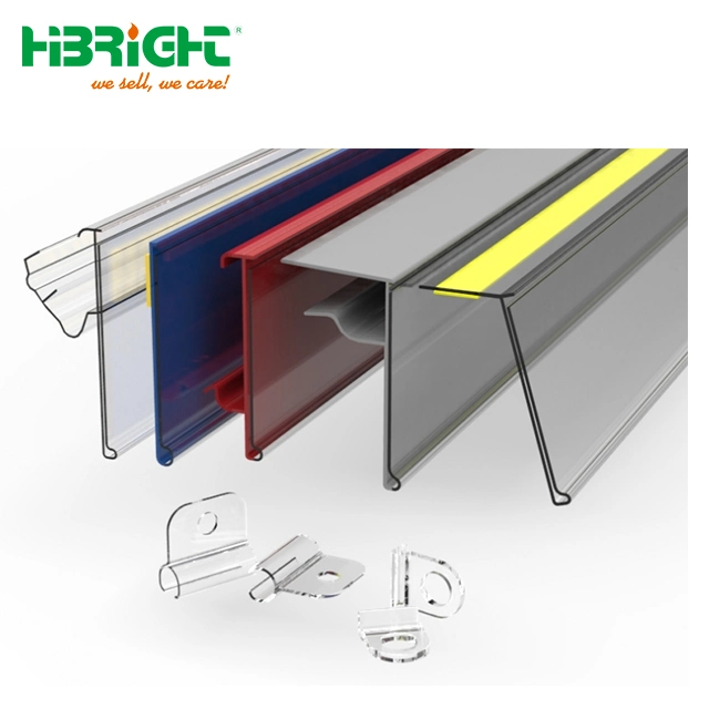 Wholesale/Supplier Plastic Dual Price Tag Channel for Single Wire Freezer Shelves