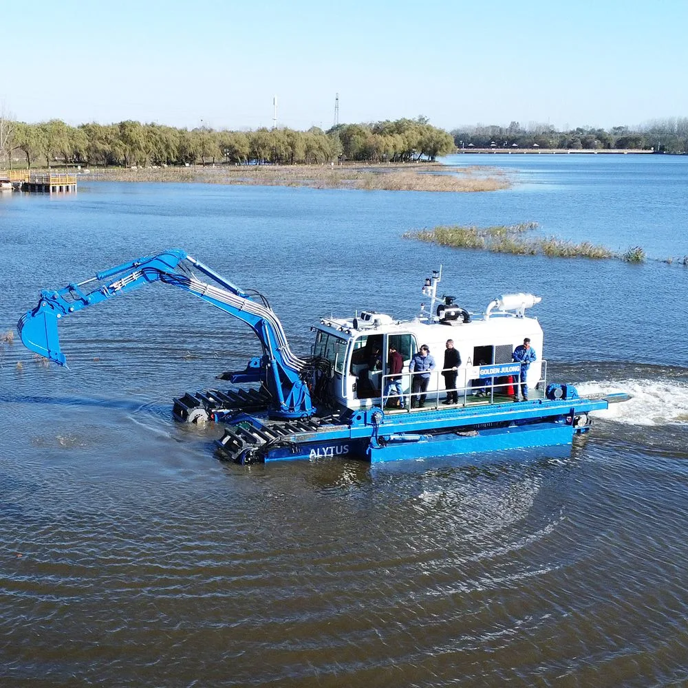 Amphibious Multipurpose Machine Dredger Manufactured Using The Highest Standard