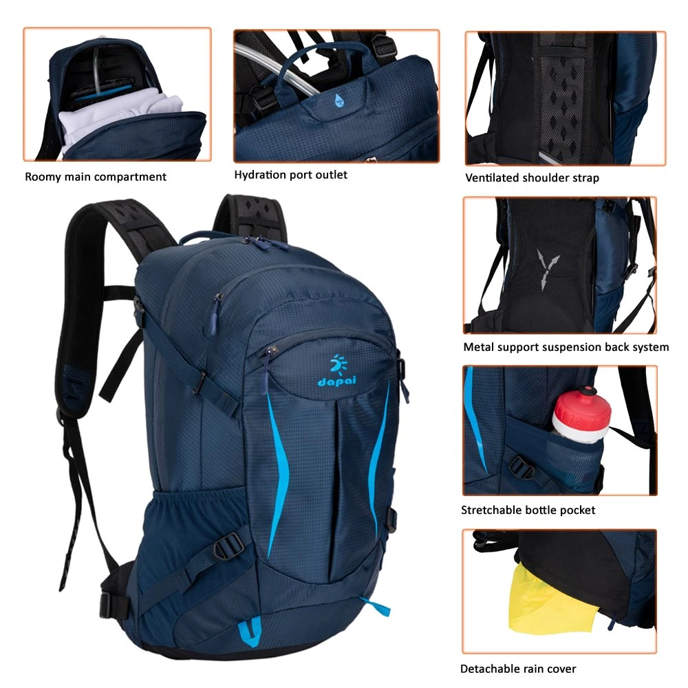 Custom 30L Ultra Light Weight Suspension Back Panel Travel Hiking Backpack Mochila Knapsack Outdoor Bag