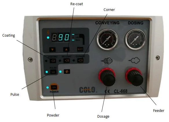 Testing Electrostatic Powder Coating Machine (Colo-668T-H)