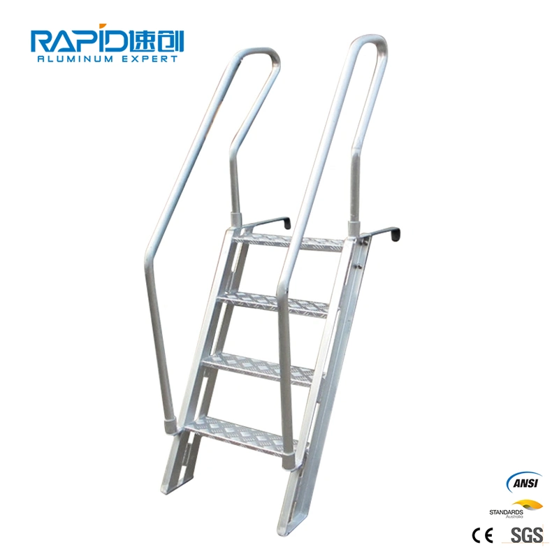 Factory Product Ringlock Metal Steel Climbing Platform Scaffold Ladder