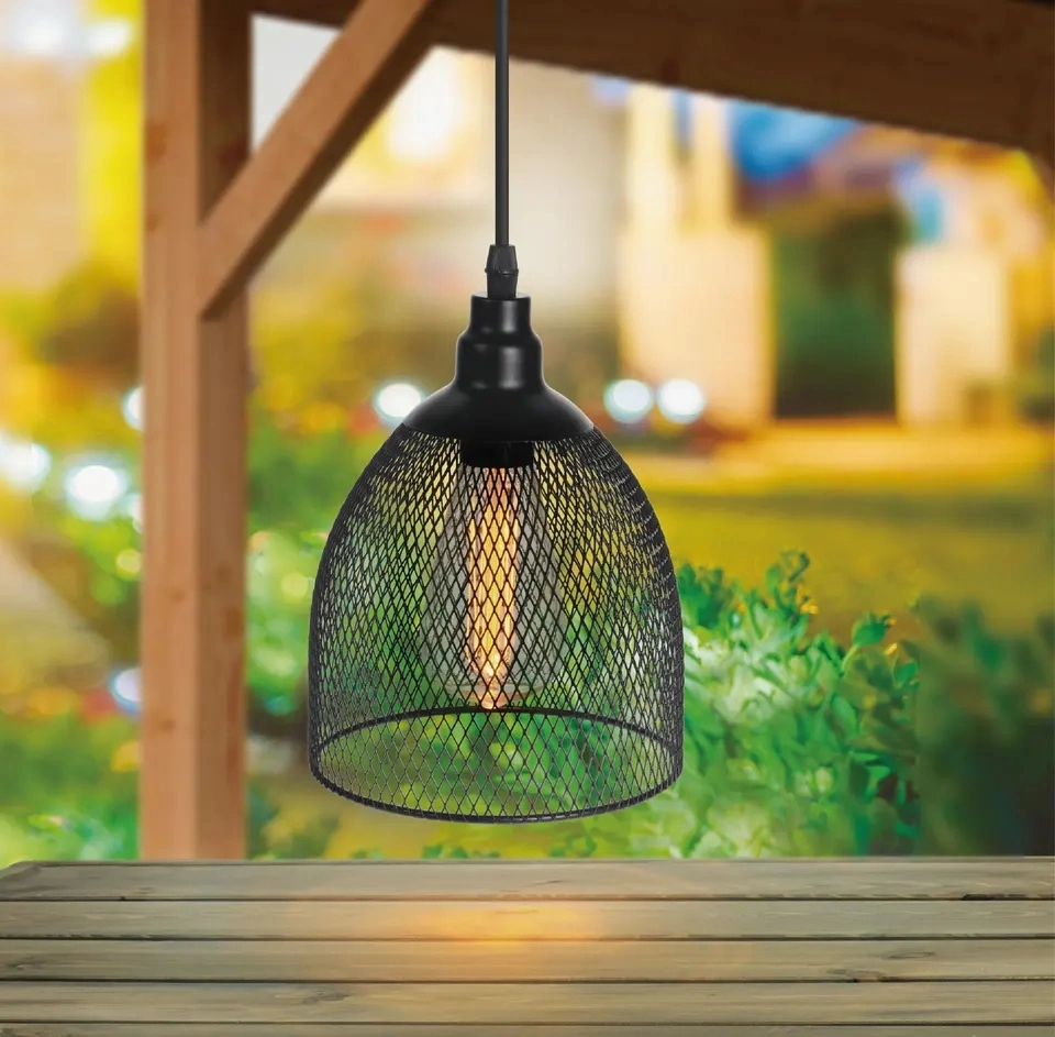 Battery Operated Hanging Decorative DC3V DC6V LED Pendant Light with Hemp Cord