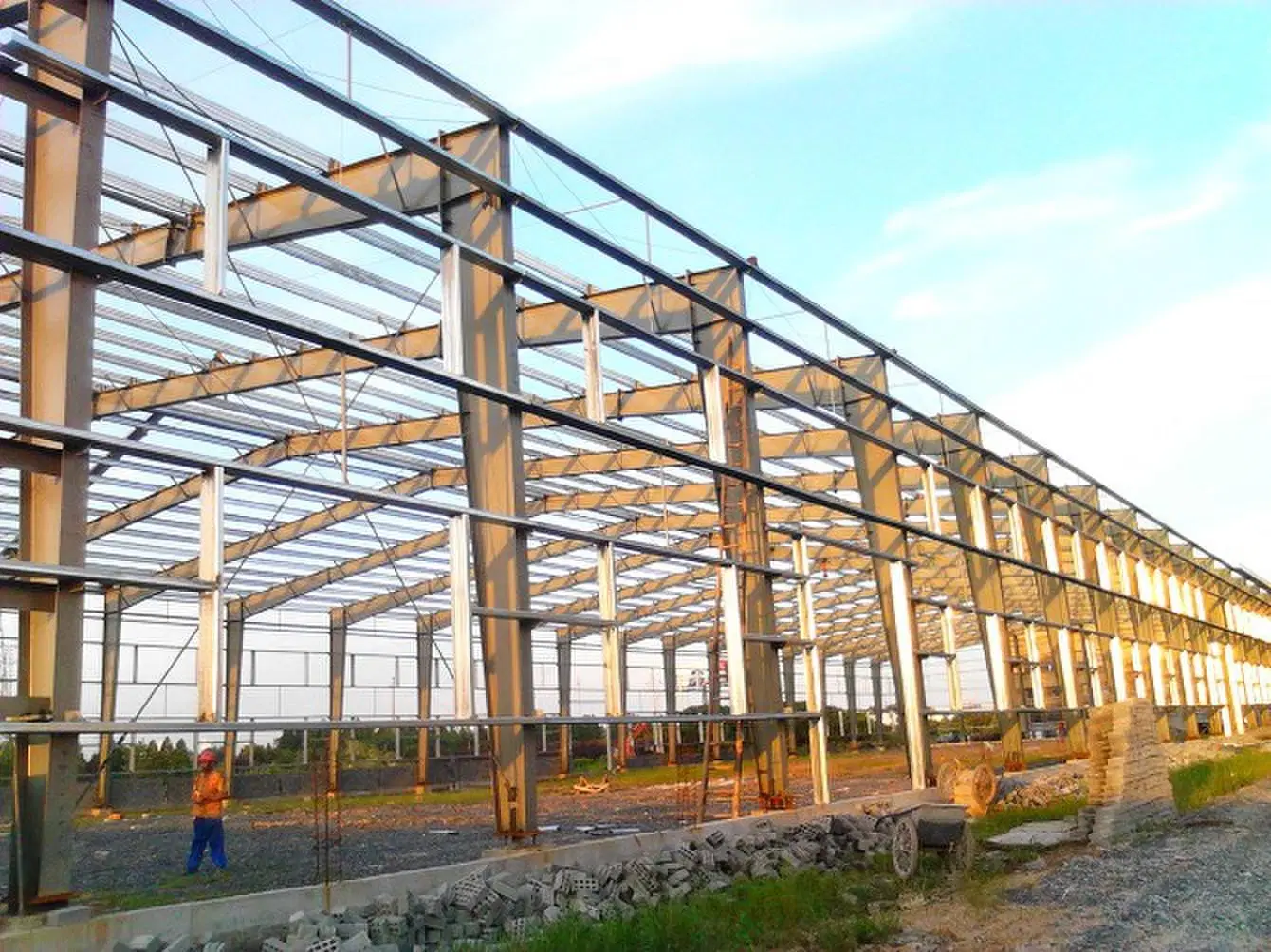 Steel Structure Warehouse Customized Large Span Metal Building Prefabricated