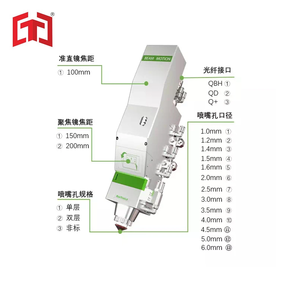 Raytools Bm115 6kw Auto Focus Laserschneidkopf