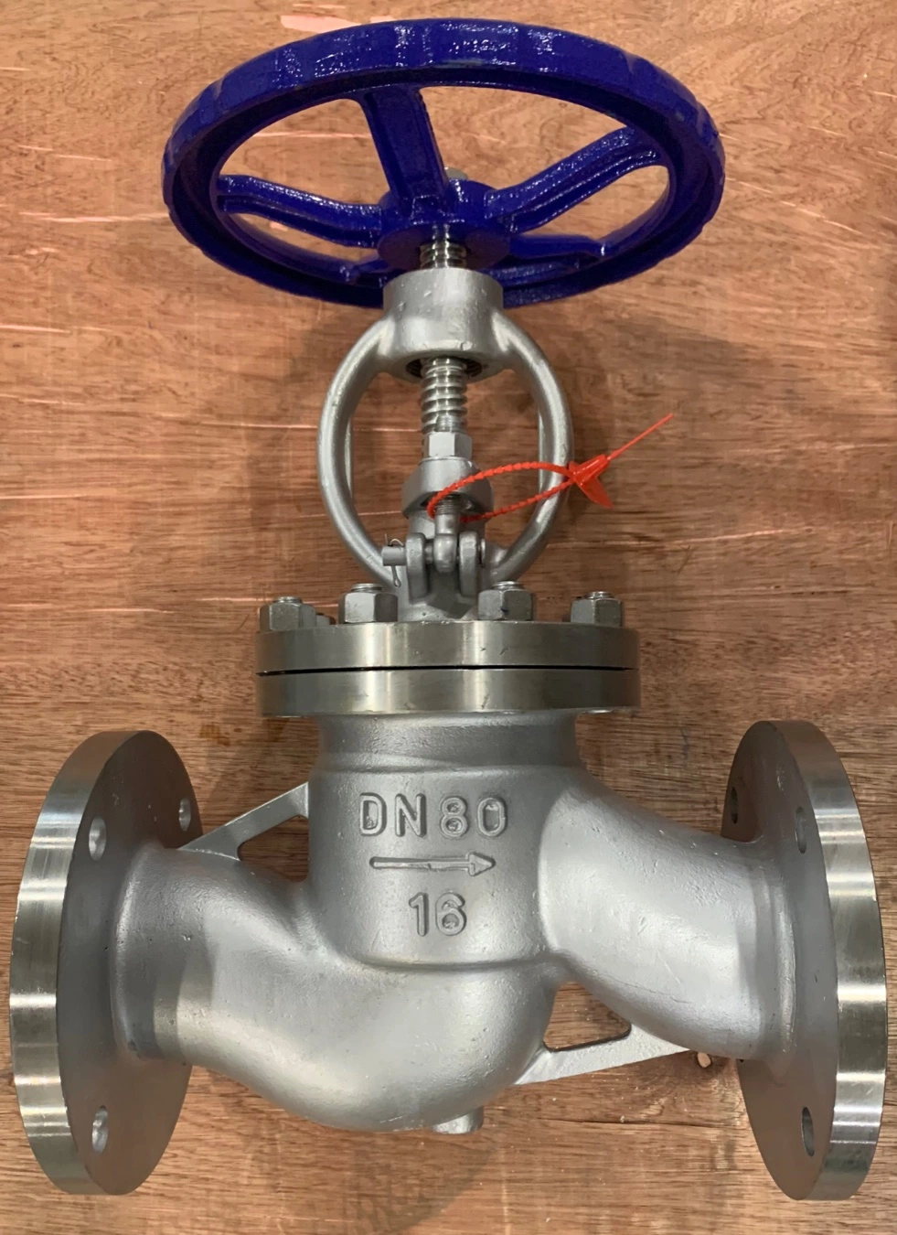 Factory Direct Sale Hand-Wheel Stem Manual Stainless Steel, ANSI/GOST/DIN Flanged Globe Valve