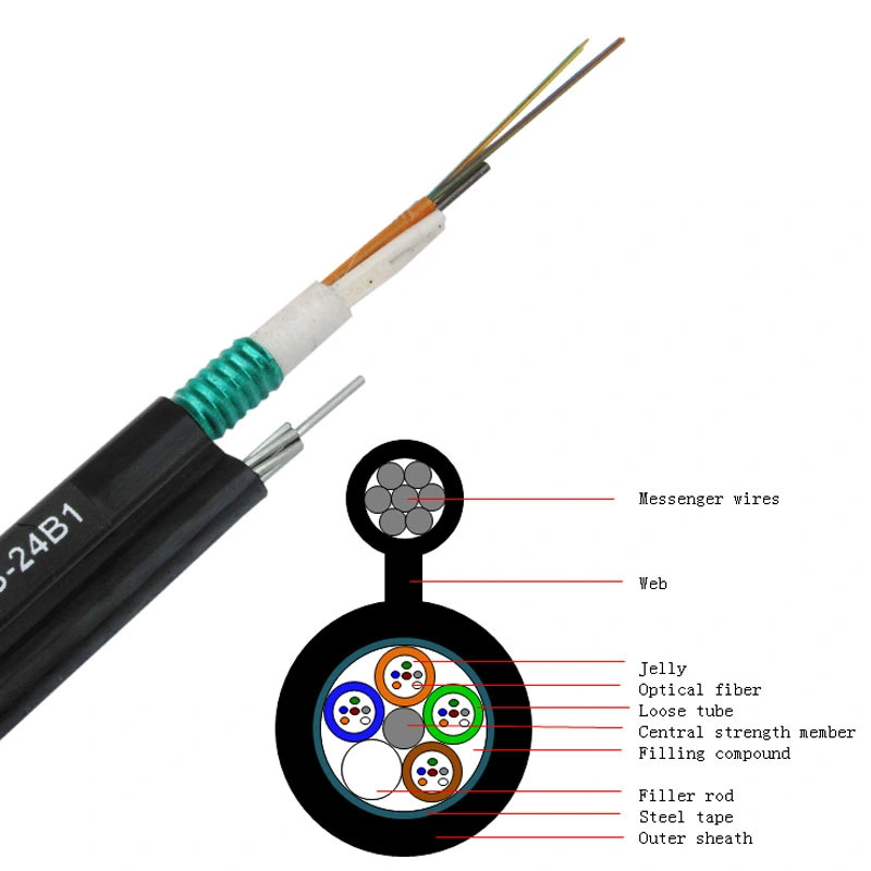 24 Core Fiber Optic Cable Meter Price GYTC8S