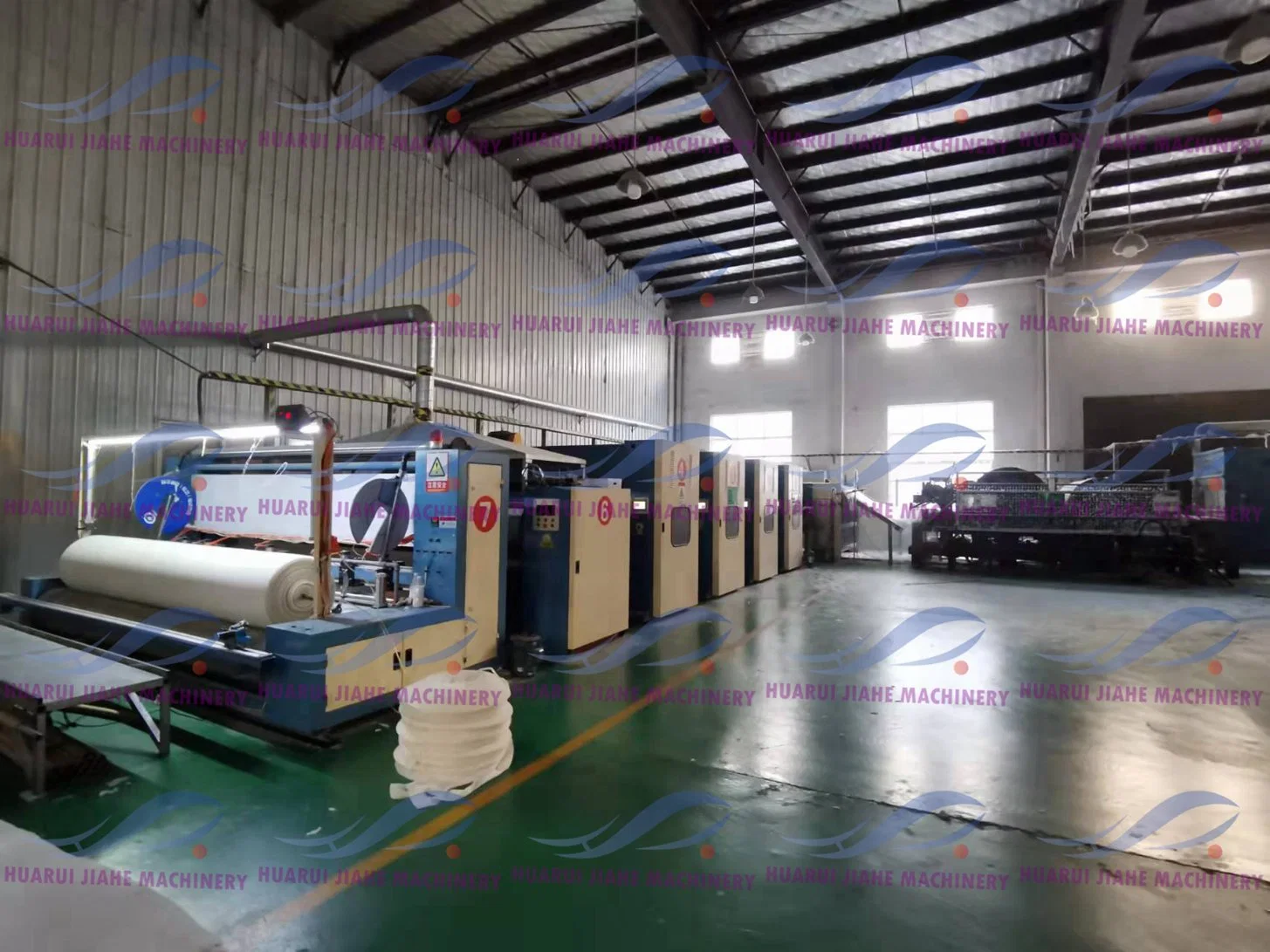 Geotextile Non-Woven Machine for Sludge Desludging and Water Filter Fabric Making Machine Permeable Geomembrane for Pond Liner/Dam/River Embankment