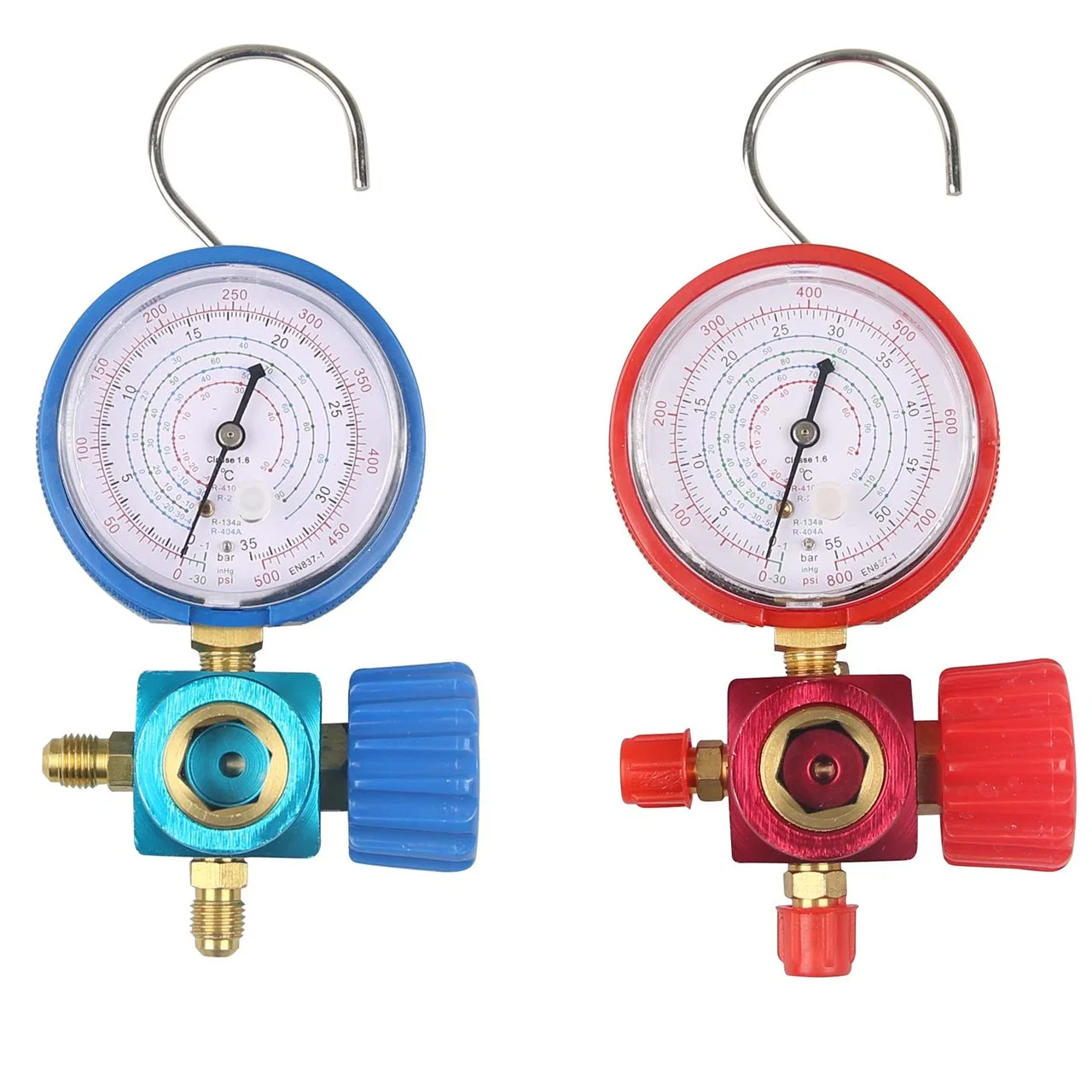 Cooling System Refrigeration Air Condtioner Gas Charging Hose Tool Digital Manifold Gauge