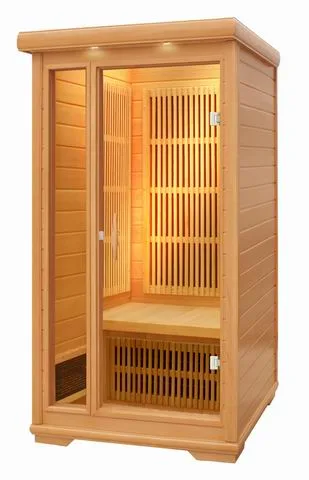 Original Factory Luxury 2 People Home Sauna 2000W Far Infrared Sauna Rooms