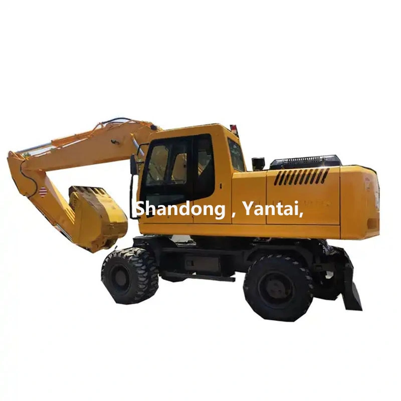 8.5 Ton Wheel Excavator Construction Excavator Machinery Engineering Construction Machinery