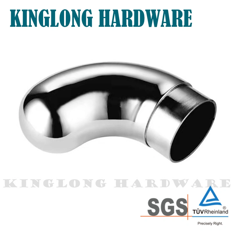 Stainless Steel Handrail Fitting Staircase Round Tube Elbow Pipe Connector