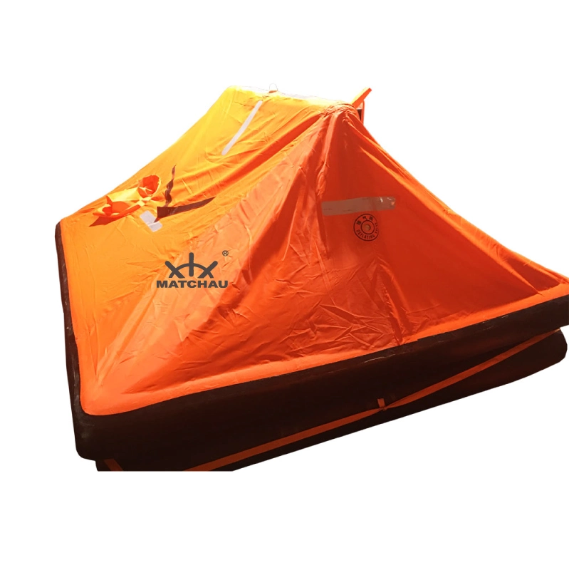 ISO 9650-1 Regulation Throw Over Board Inflatable Life Raft for Yacht