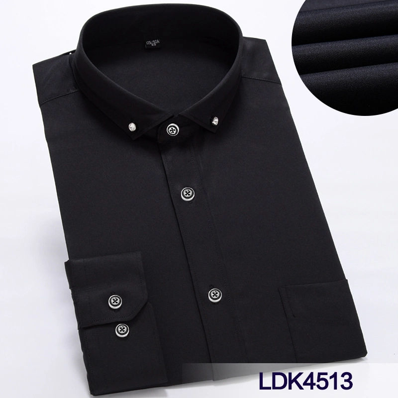 High quality/High cost performance  Maroon Customized Full Sleeve Solid Formal Dress Shirts for Men