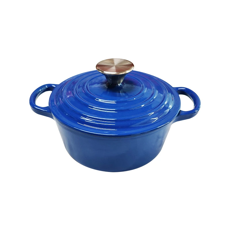 High quality/High cost performance  Round Enamel Cast Iron Casserole Stewed Cooking Pot Cookware Dutch Oven