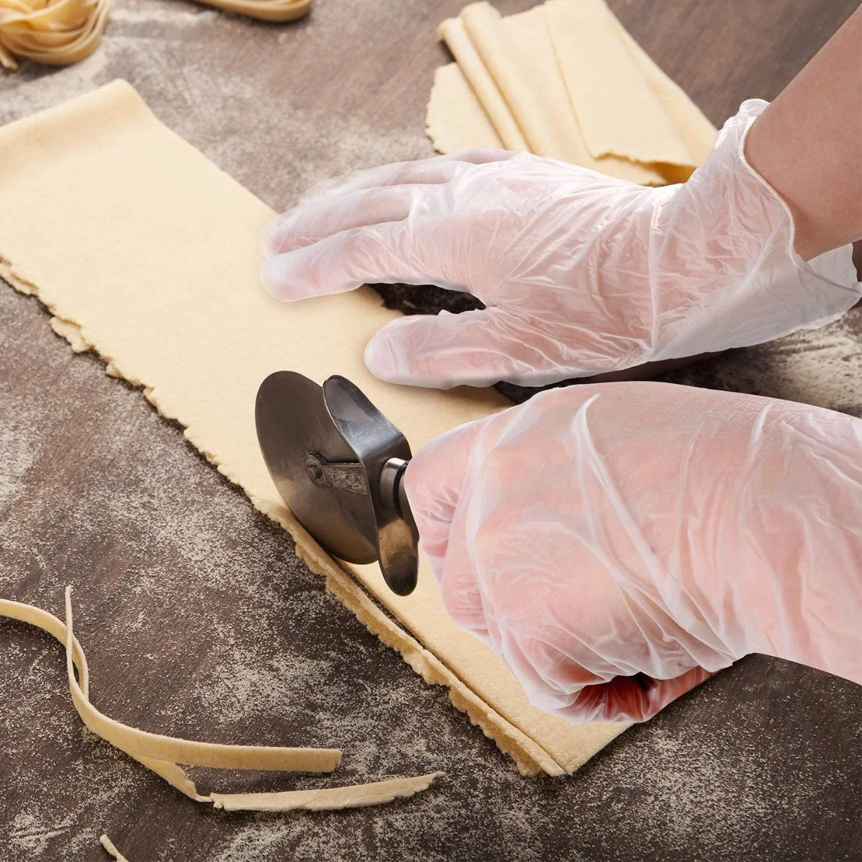 El examen de la cocina lavavajillas industrial trabajo Jardín libre de PVC de látex desechables guantes de vinilo