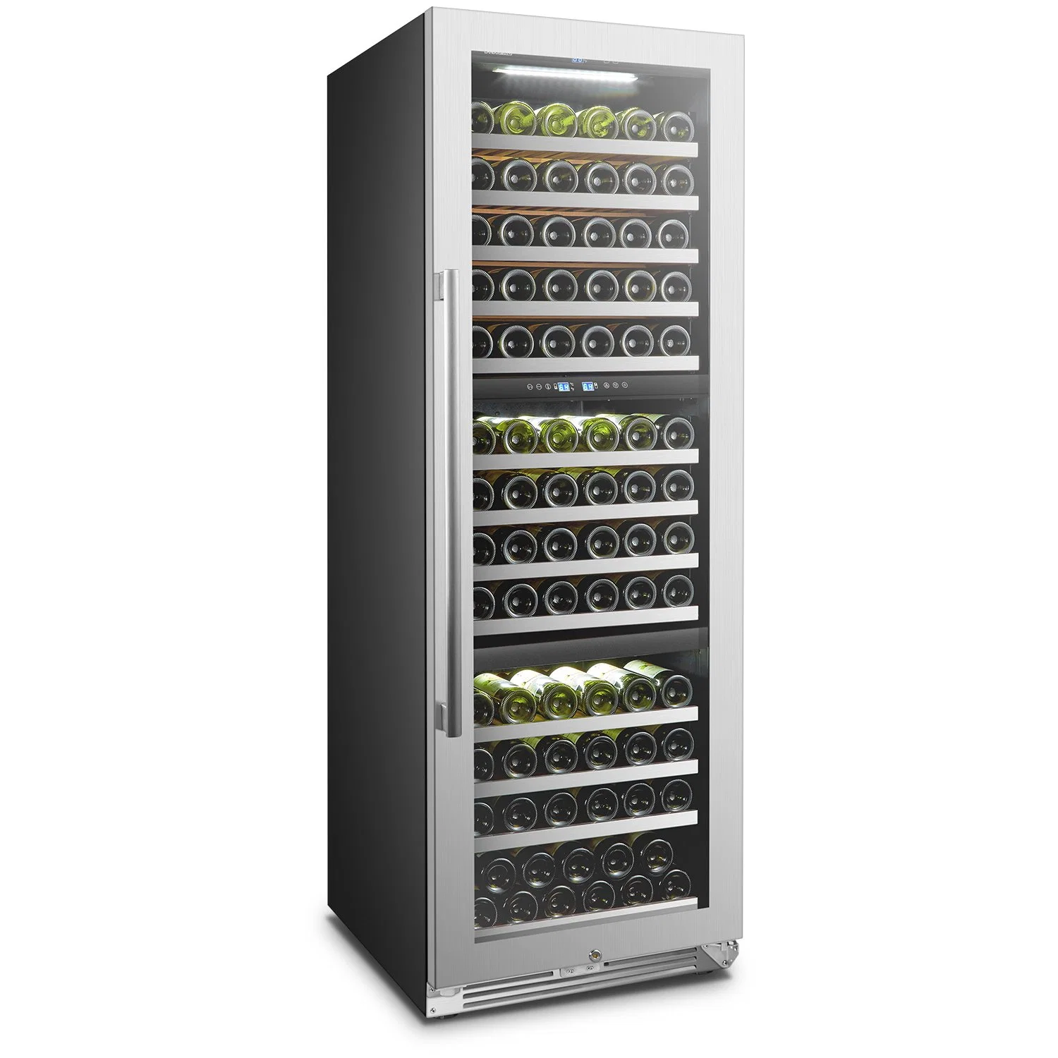 Three Zone Luxury Wine Cabinet/ Cellar/Wine Fridge/Wine Cooler/Wine Refrigerator