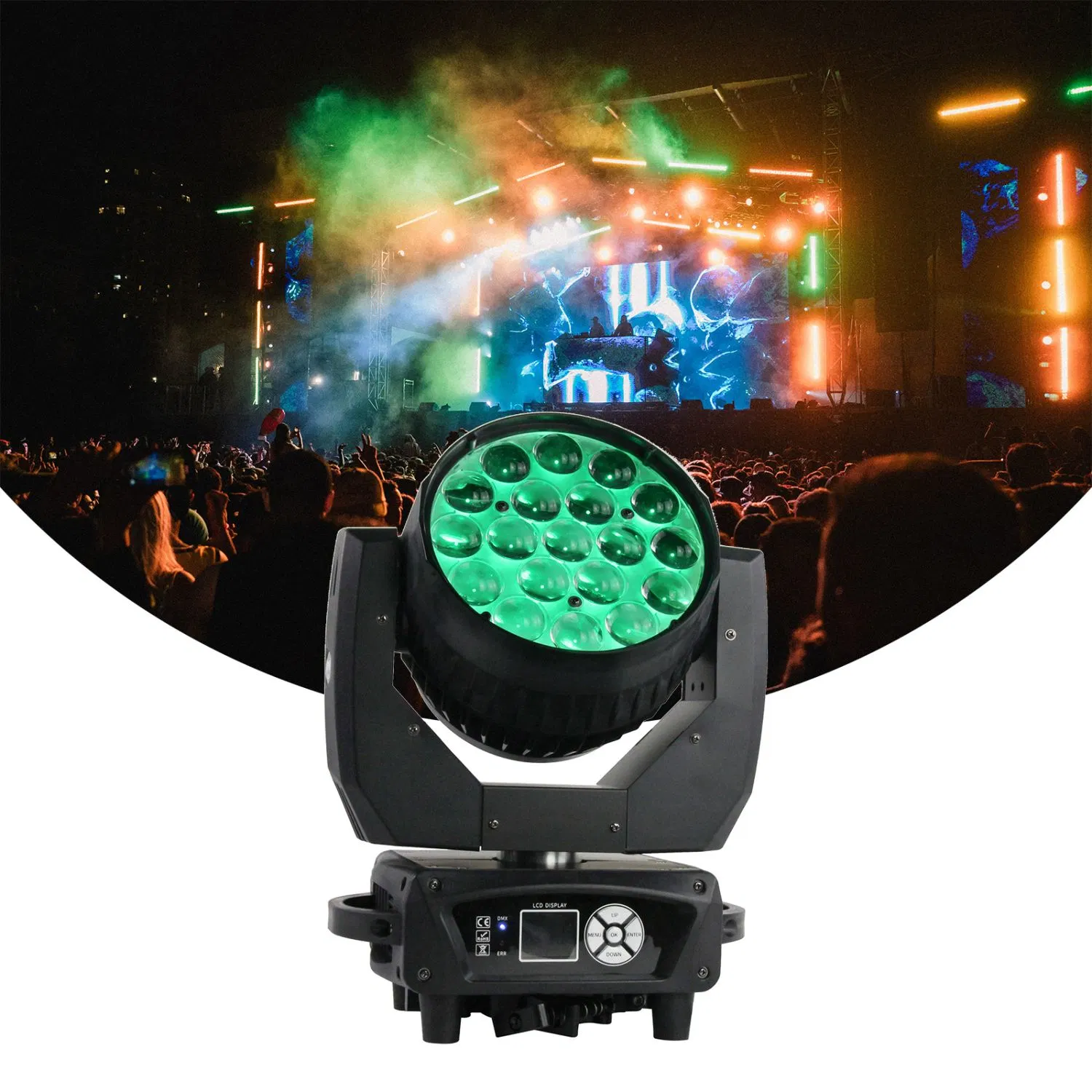 V-Show Aura1915 Disco Moving Head Stage Light