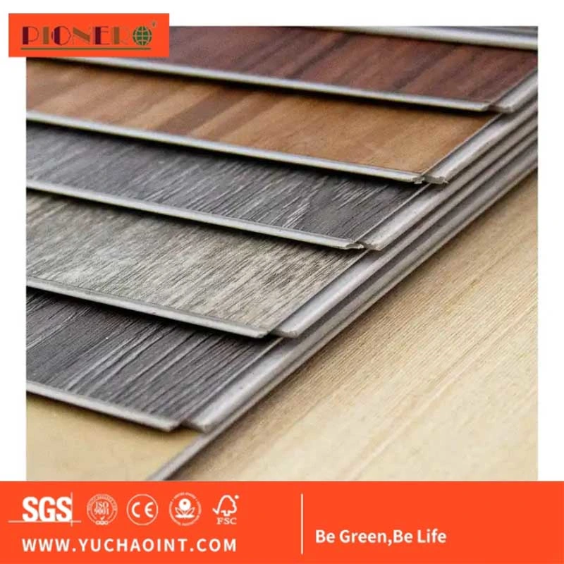 Building Material Wood Look Waterproof PVC Spc Click Vinyl Flooring for Interior Decoration Durable