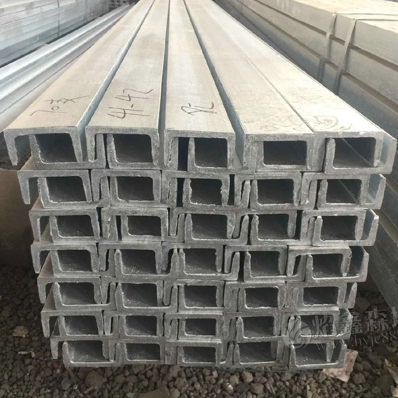 Hot Sell Hot Rolled U C Steel Channel S235jr S355jr St37 St35 St52 Carbon Steel Wholesale Cold Bending U Channel Steel En China