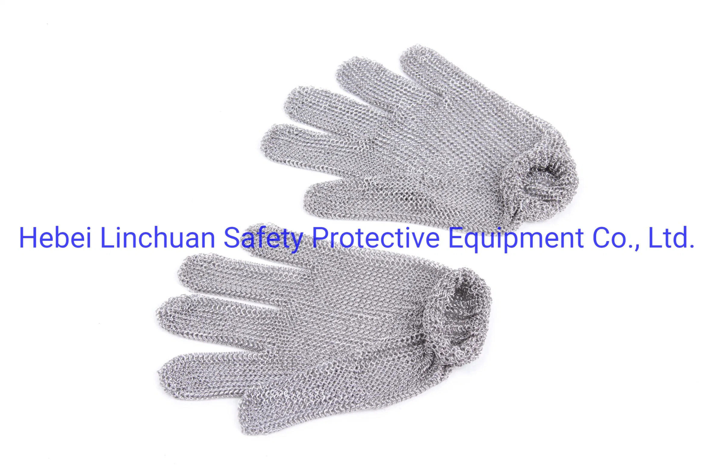 Guantes resistentes a cortes/Guante de metal/Guante protector/Guante de ostra/Guante de acero/Guante de correo de cadena/Guante de seguridad/Acero Guante de malla de anillo/Guantes de protección/guante de trabajo