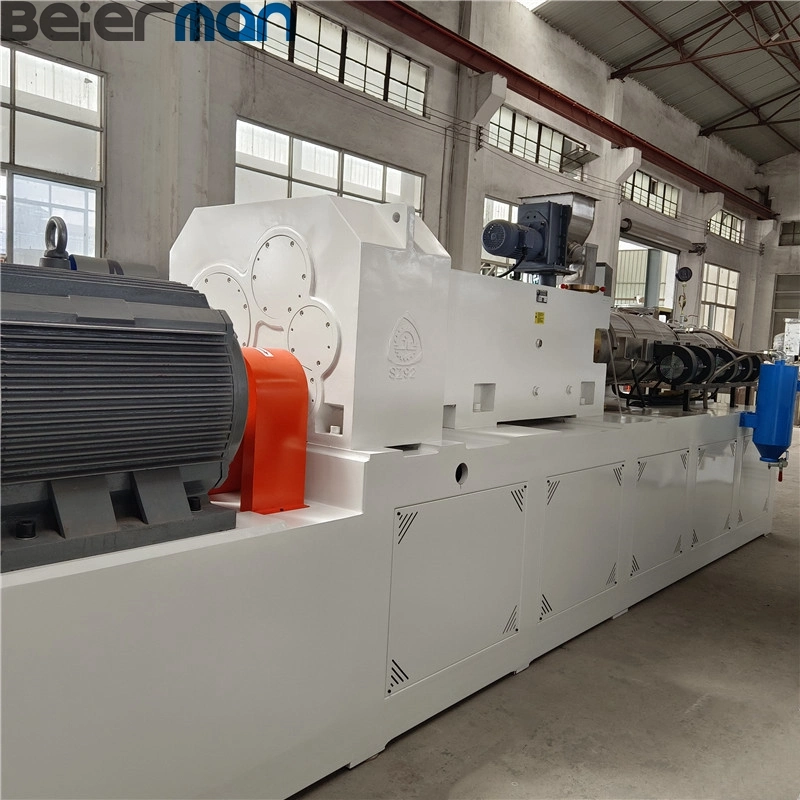 2023year Sjsz 92/188 Conical Twin Screw Extruder with Vertical Horizontal Gearbox 92mm Extrusion Machine Popular Sale to Turkey