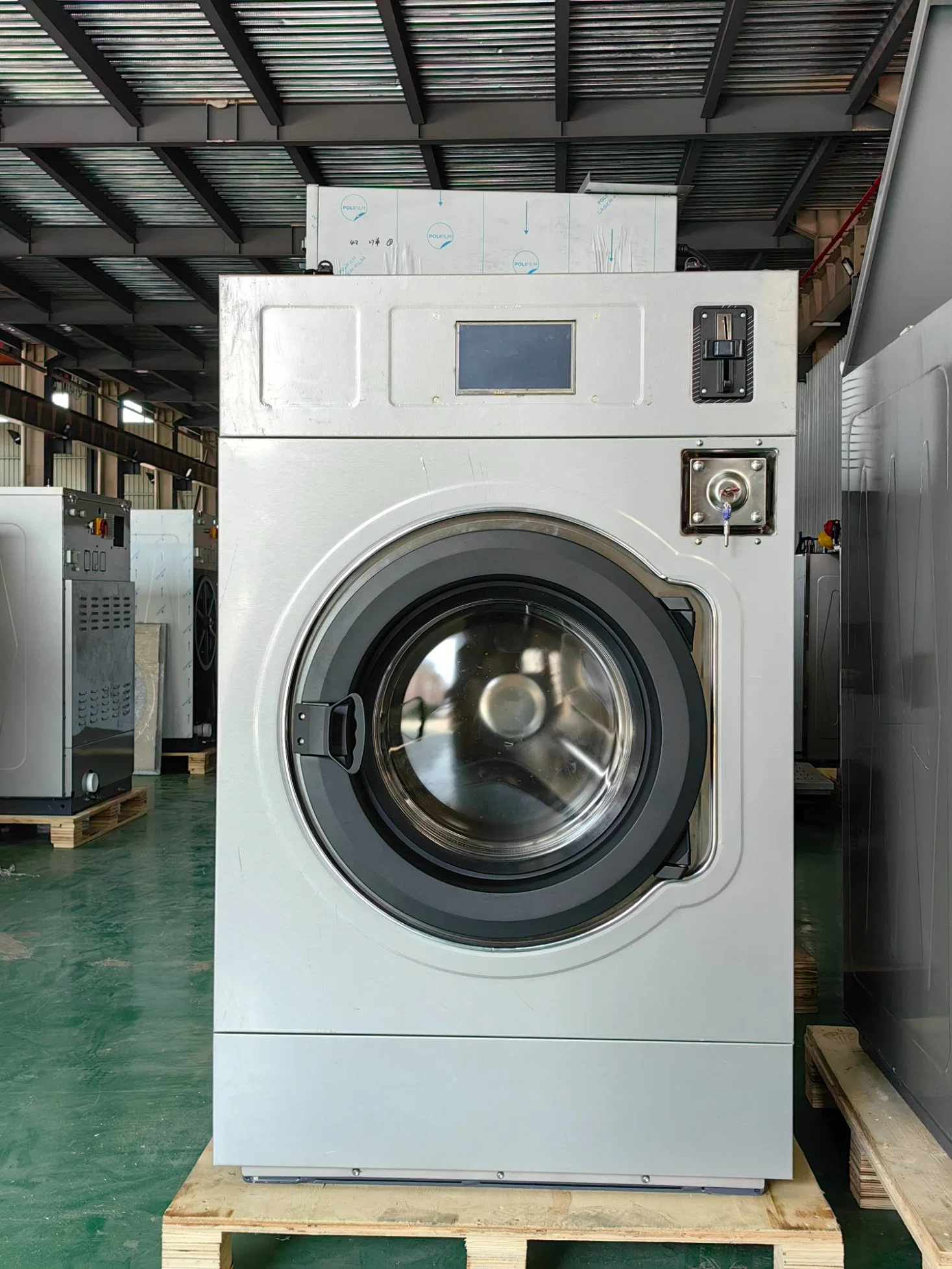 Automatische kommerzielle industrielle Waschanlage Extractor Hard Mount Münze betrieben für Hotel Hospital Sweater Factory Waschmaschine