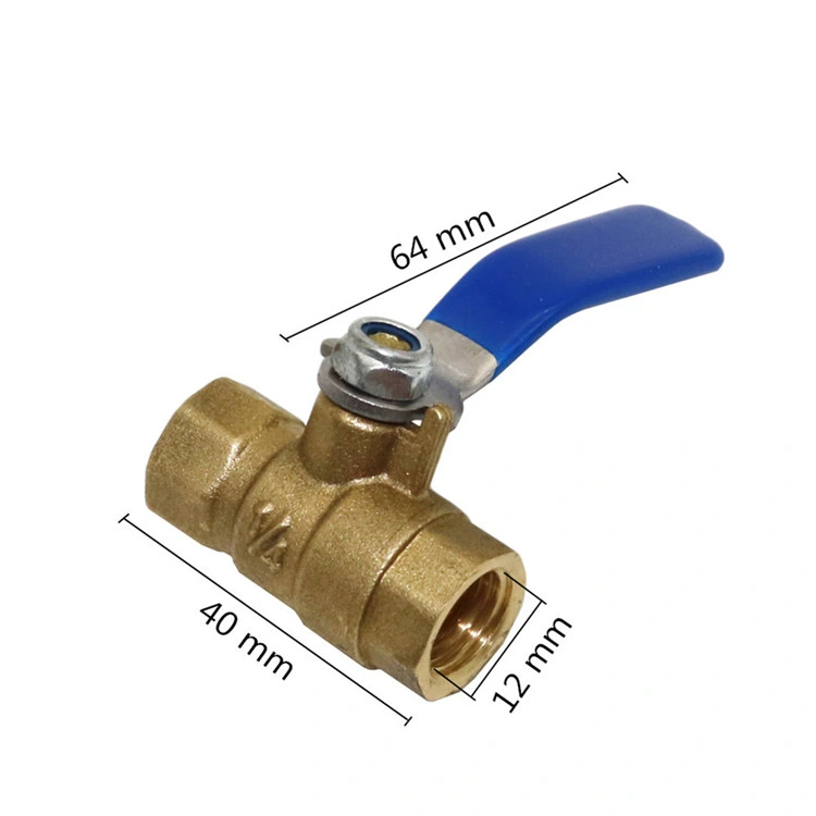 1/4 Inch Female Thread Brass Water Ball Valve with Lock