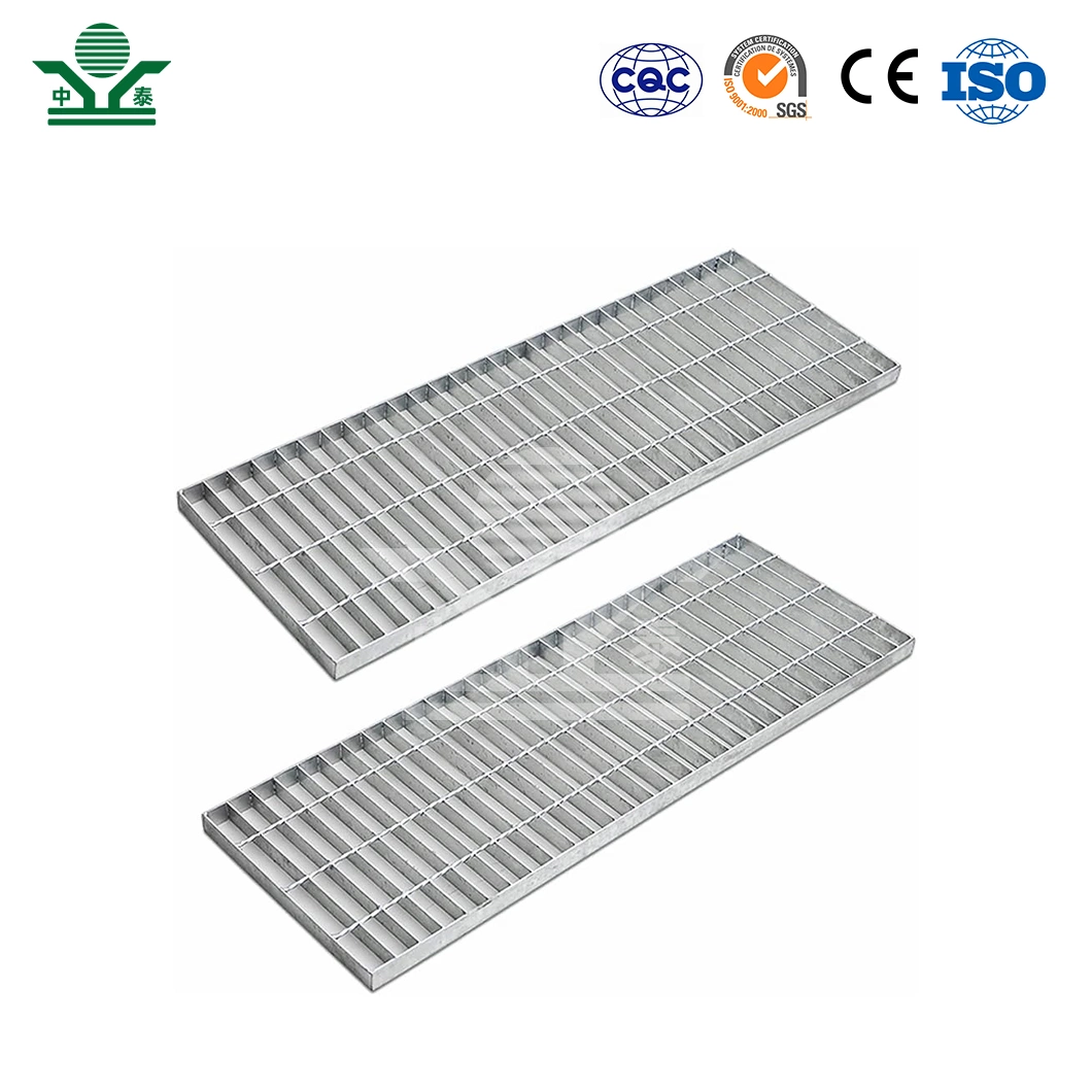 Zhongtai Stainless Steel Strip Floor Drain Grate China Manufacturers HDPE Grating 1 Inch X 1/8 Inch Protective Grating for Stairs