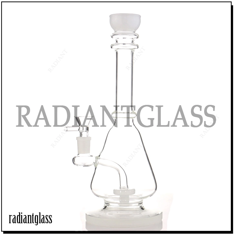 Inline Showerhead with Gear Perc White Mouthpiece Oil Rig