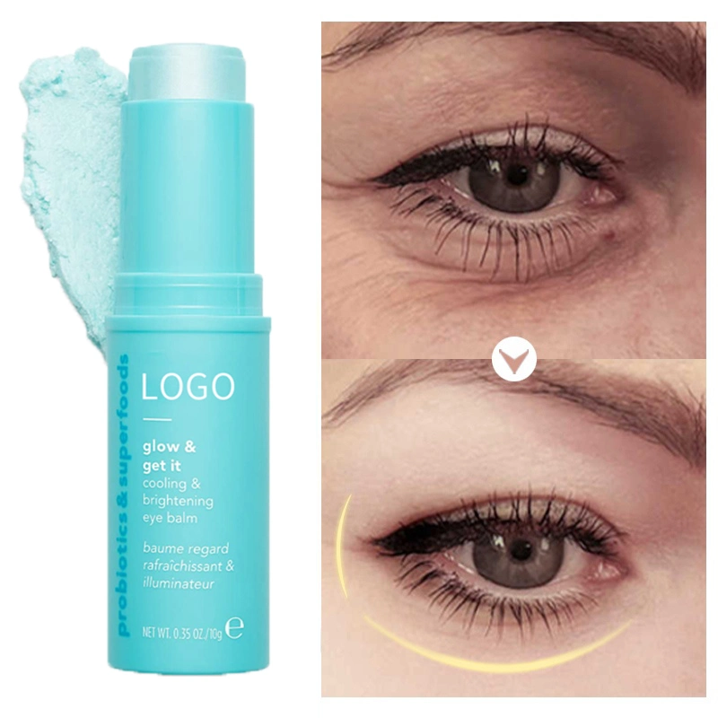 New Trend Brightening Anti Wrinkles Eye Cream Balm Stick Remove Dark Circle Cooling Under Eye Balm Stick Private Label