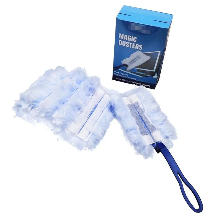 Spezielle Vliesstoffe Private Label Reinigung Duster Wipe Vlies Desinfizieren Duster Mit weichem PP-Griff Reinigung Multi Computer Duster Auto Duster Staubpartikel Nachfüllen