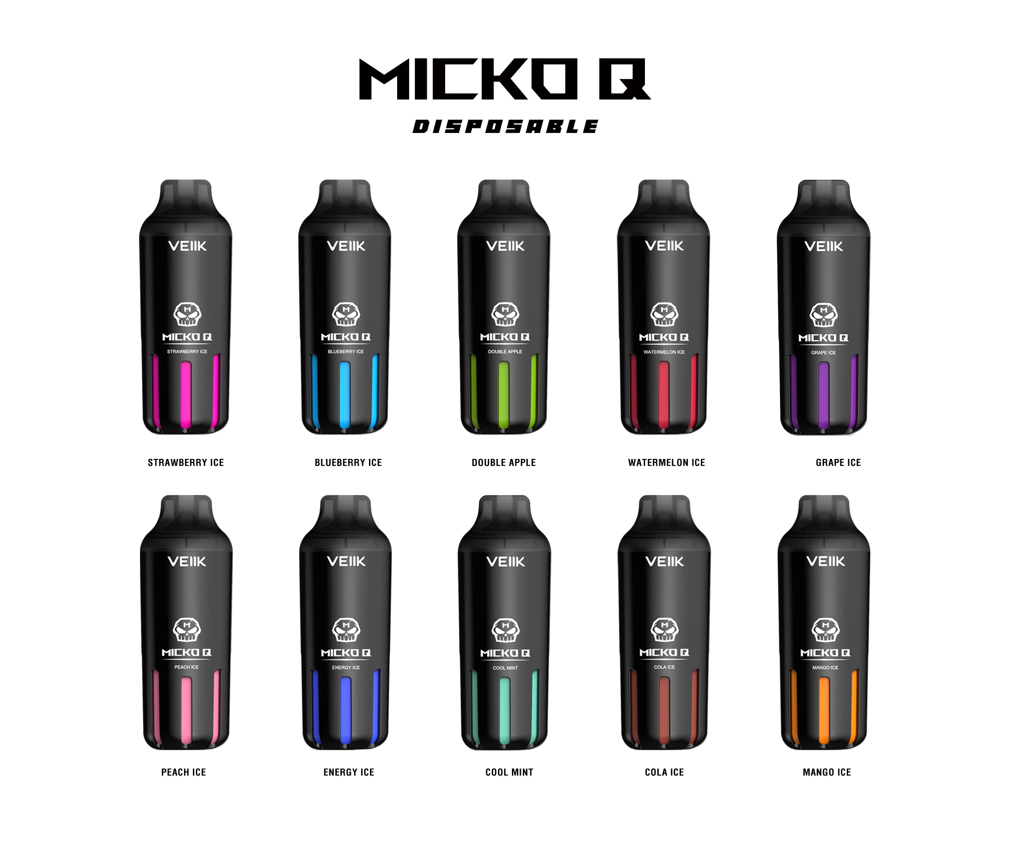 Wholesale OEM Veiik Micko Q Pen with 5500 Puffs Disposable Vape