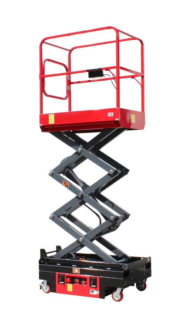 Titeco Mewp Elevação Gtjz 6m 8m, 10m, 12m 14m 16m de colhedoras elétrico/hidráulico Diesel elevador de tesoura Cherry picker Elevação do homem com marcação CE