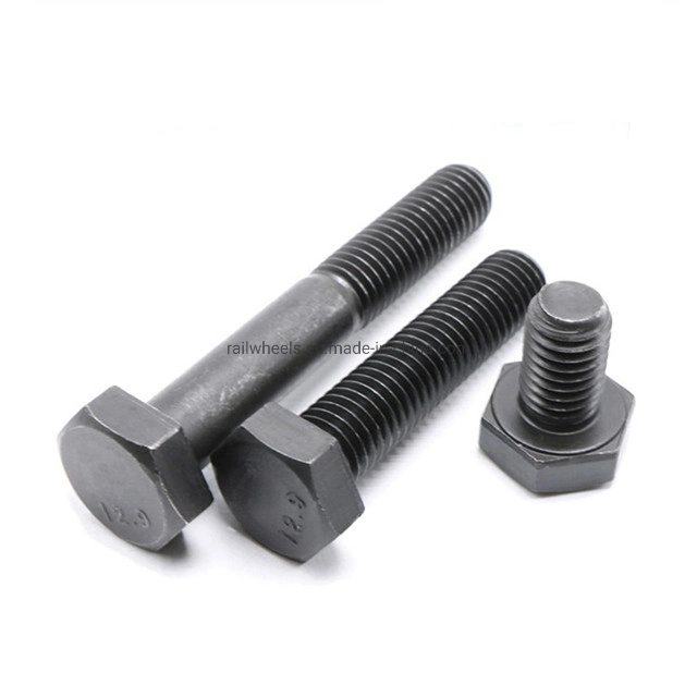 Supply Customized M8-M150 High quality/High cost performance  China Fastener Bolt Railway Track Bolt Hex Bolt