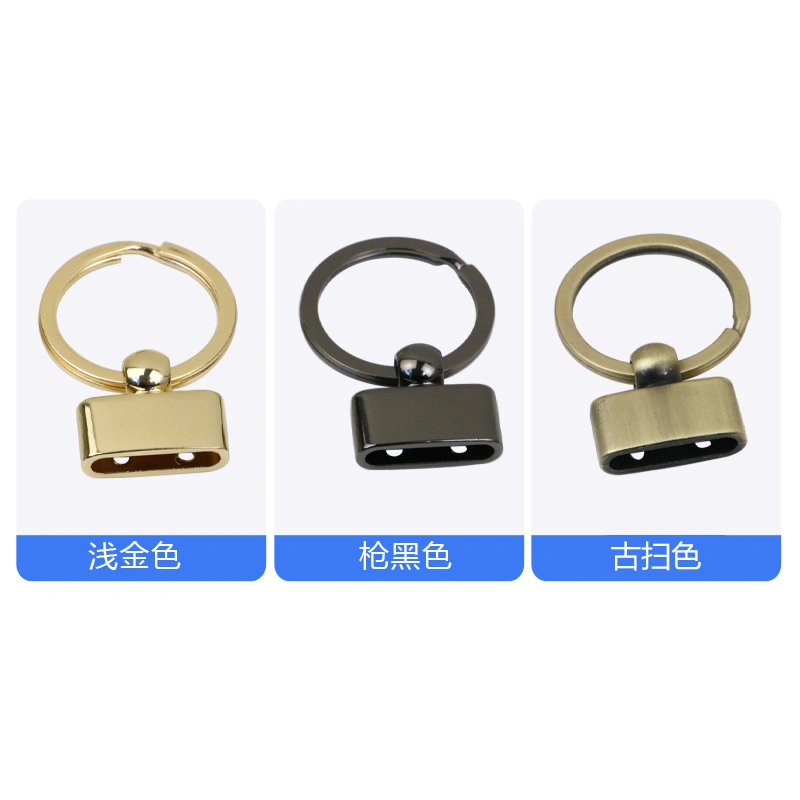 Die Casted Strap Key Fob Hardware Heavy Weight Zinc Alloy Key Fob Keychain Hardware Wris