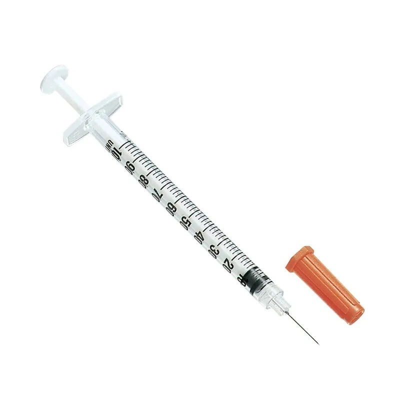 0.3ml/0.5ml/1ml Disposable Insulin Syringe with Needle