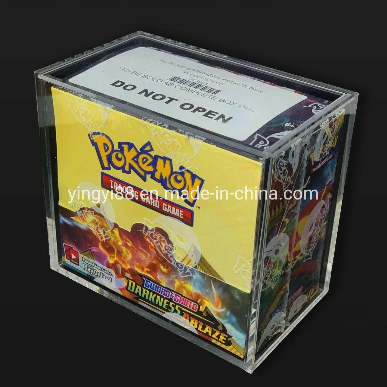 En acrylique transparent populaire moderne Pokemon Pack cas